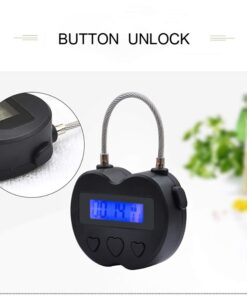 Cadeado Eletrônico E Temporizador BDSM Smart Time Lock