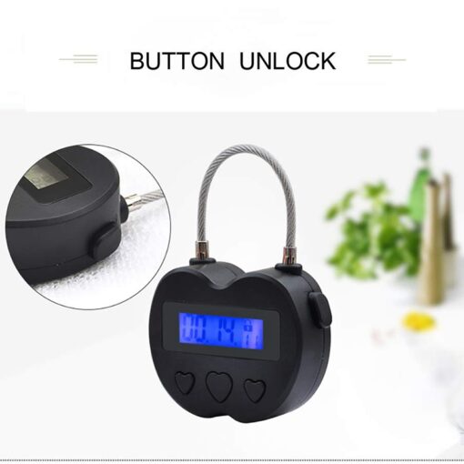 Cadeado Eletrônico E Temporizador BDSM Smart Time Lock