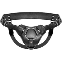 Cinta Peniana Arnês de Couro | Leather Harness Strap On Ajustável e Confortável