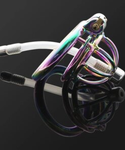 Cinto de Castidade Rainbow Cock Cage Stealth Lock Chastity Device
