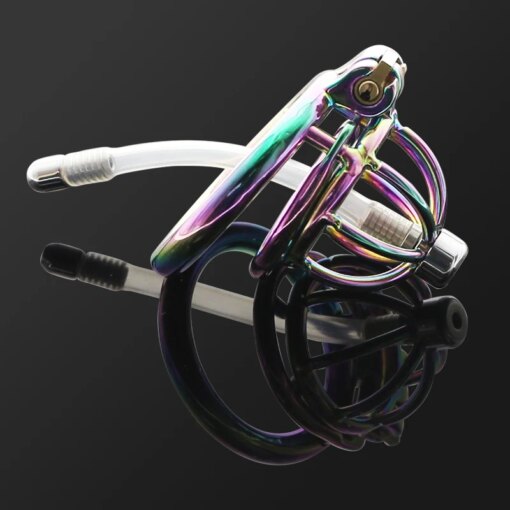 Cinto de Castidade Rainbow Cock Cage Stealth Lock Chastity Device