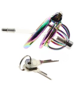 Cinto de Castidade Rainbow Cock Cage Stealth Lock Chastity Device