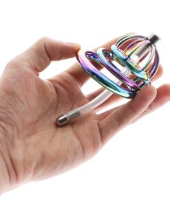 Cinto de Castidade Rainbow Cock Cage Stealth Lock Chastity Device