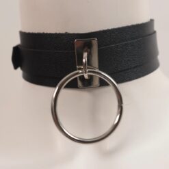 Leather Necklace Punk Gothic Style Collar Necklace Jewelry Role Play