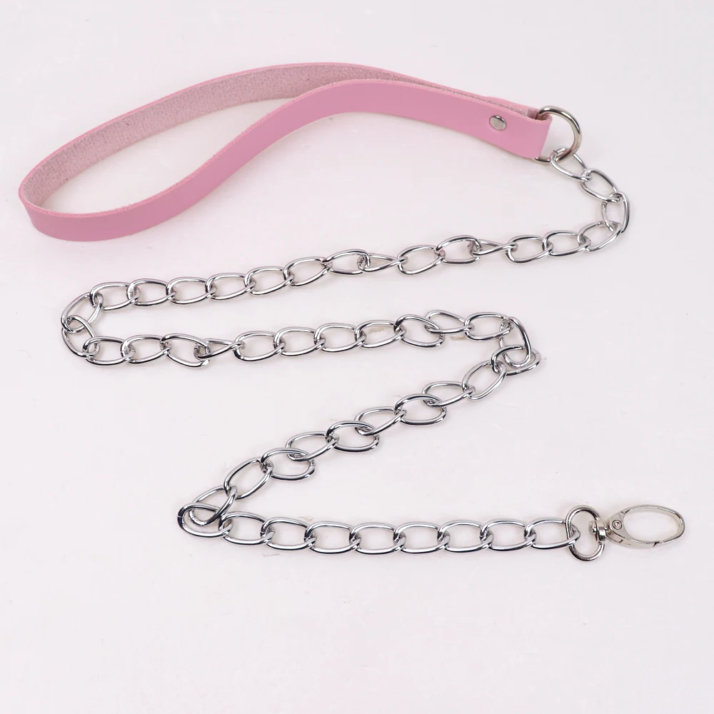 Leather Necklace Punk Gothic Style Collar Necklace Jewelry Role Play