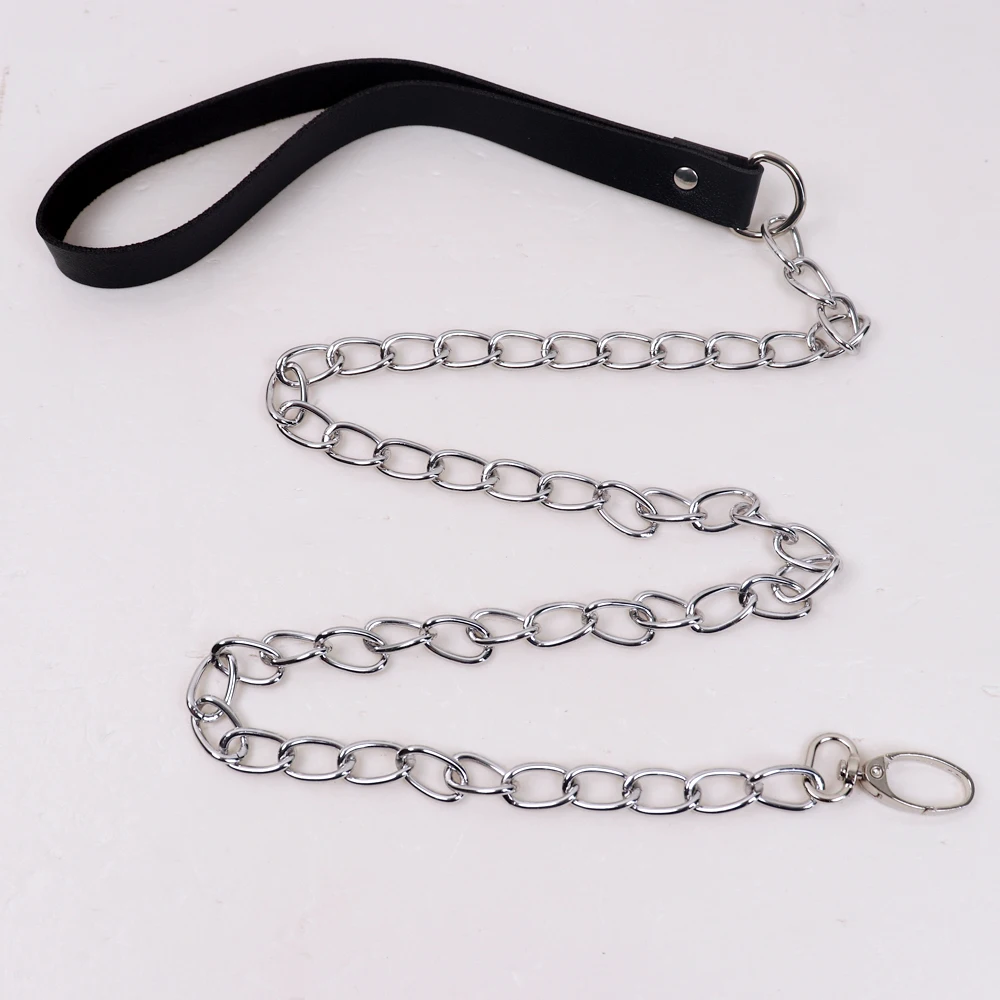 Leather Necklace Punk Gothic Style Collar Necklace Jewelry Role Play