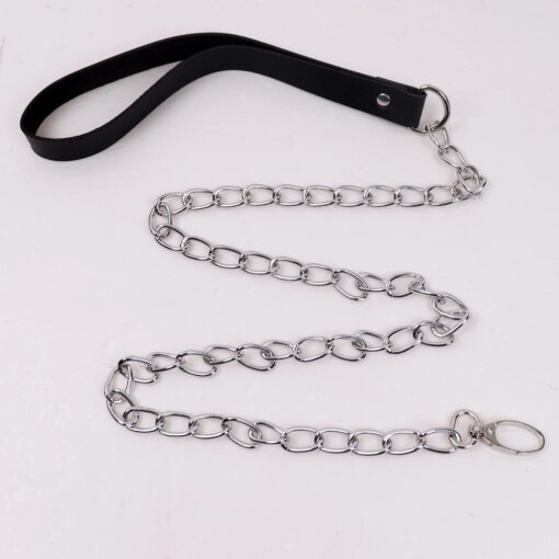 Leather Necklace Punk Gothic Style Collar Necklace Jewelry Role Play