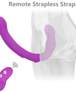 Vibrador Duplo Cinta Peniana Dildo Strapon Strapless