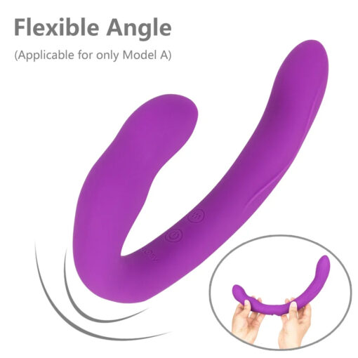 Vibrador Duplo Cinta Peniana Dildo Strapon Strapless - Image 2