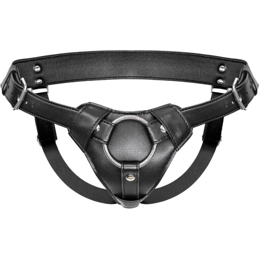 Cinta Peniana Arnês de Couro Leather Harness Strap On