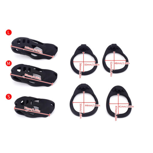 Gaiola Castidade Chastity Cage Skin Touch Penis Simulation - Imagem 6