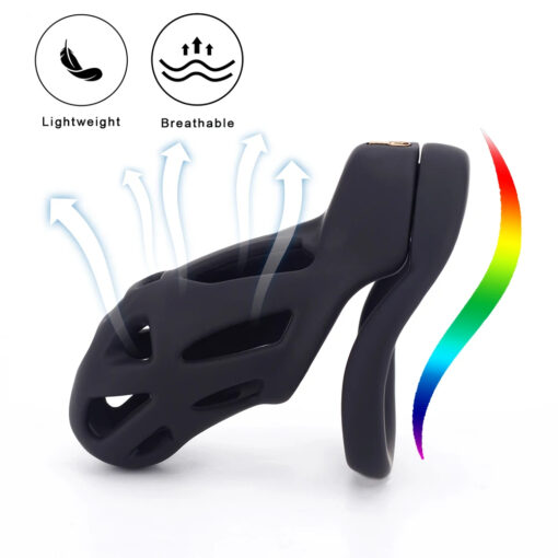Gaiola Castidade Chastity Cage Skin Touch Penis Simulation - Imagem 5
