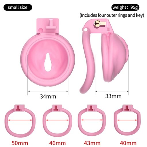 Cinto de Castidade Sissy Training Chastity Lock - Image 6