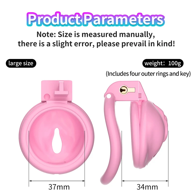 Sex Toys For Men Slave Training Chastity Lock Mesh Breathable Cock Ring hide Penis Abstinence from sexual activity Bondage Gay