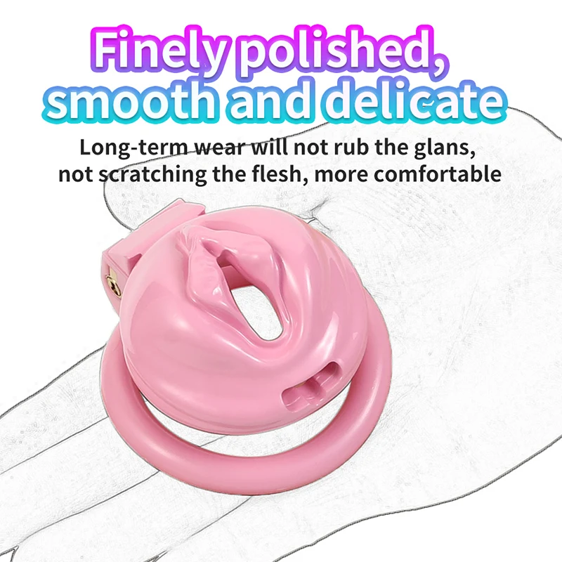 Sex Toys For Men Slave Training Chastity Lock Mesh Breathable Cock Ring hide Penis Abstinence from sexual activity Bondage Gay