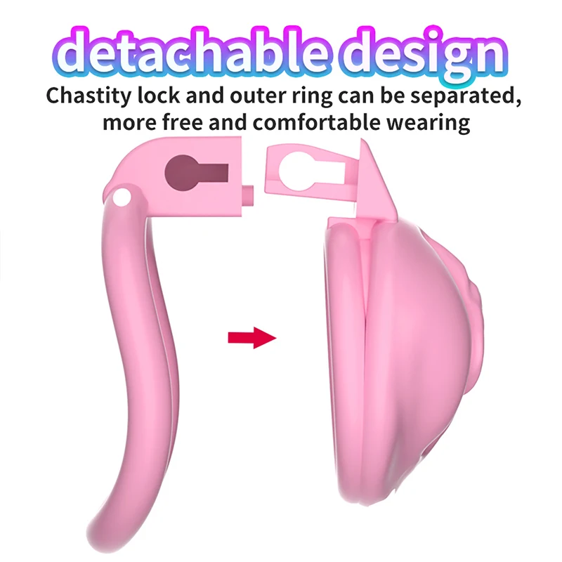 Sex Toys For Men Slave Training Chastity Lock Mesh Breathable Cock Ring hide Penis Abstinence from sexual activity Bondage Gay
