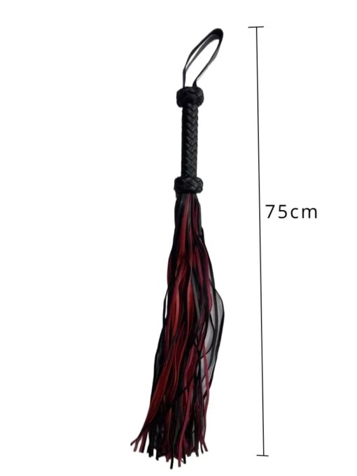 Chicote de Couro Whip Leather Flogger Longo 65 cm - Image 5