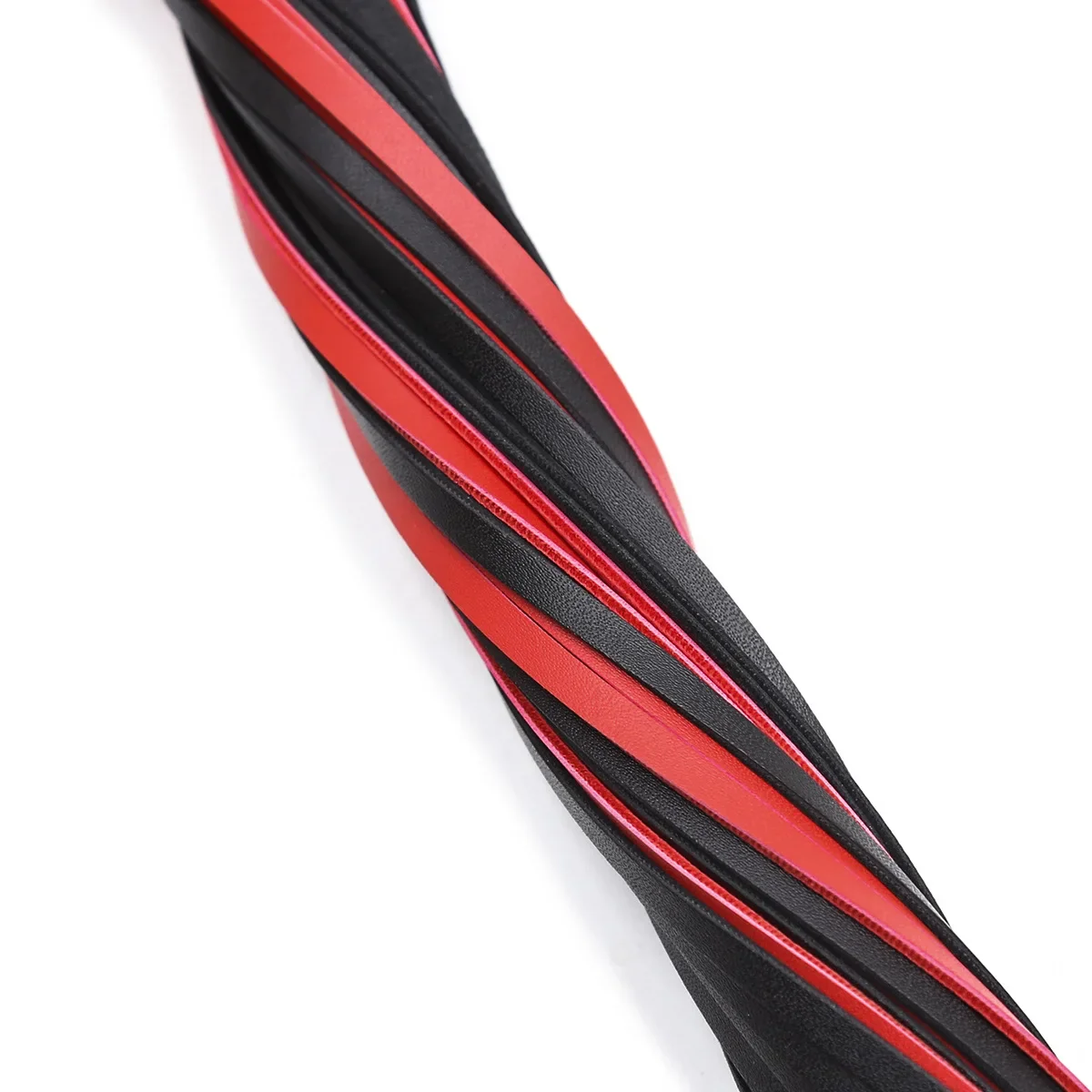 For Horse Training Whip Leather-covered Handle with Wrist Strap