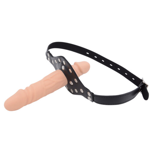 Mordaça Peniana Dupla Strapon Realista Double Headed Dildo - Image 12