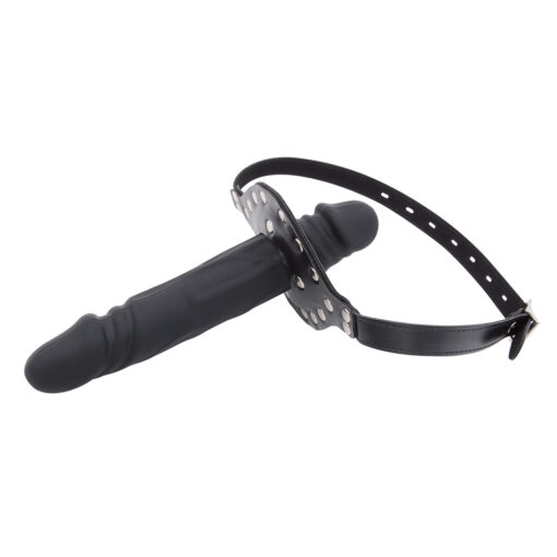 Mordaça Peniana Dupla Strapon Realista Double Headed Dildo - Image 5
