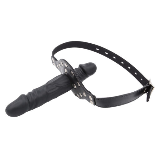 Mordaça Peniana Dupla Strapon Realista Double Headed Dildo - Image 6
