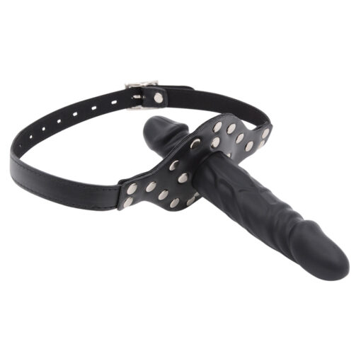 Mordaça Peniana Dupla Strapon Realista Double Headed Dildo - Image 7