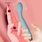 Vibrador Ponto G Anatômico com 10 Modos Recarregável
