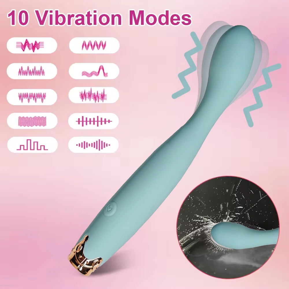 Beginner G-Spot Vibrator for Women 8 Seconds to Orgasm Finger Shaped Vibes Nipple Clitoris Stimulator Sex Toys for Adult Female