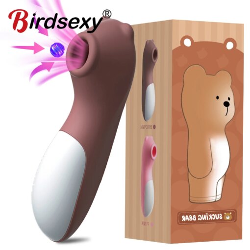 Vibrador Recarregável em Formato de Urso – 10 Modos de Vibração - Image 7