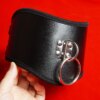 Coleira BDSM Ajustável com O-Ring