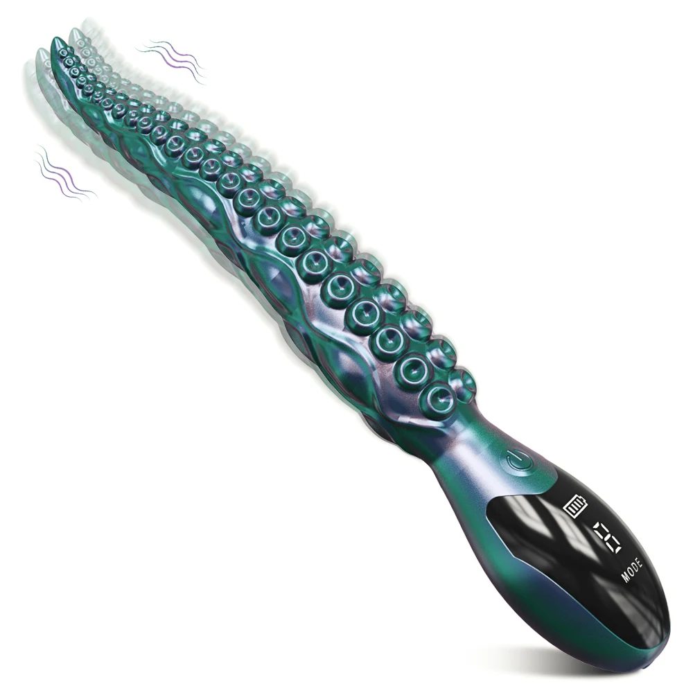 Vibrating Realistic Monster G-Spot Dildos Vibrator Octopus Tentacle Dildo Clit Anal Vagina Stimulation Adult Sex Toys for Women