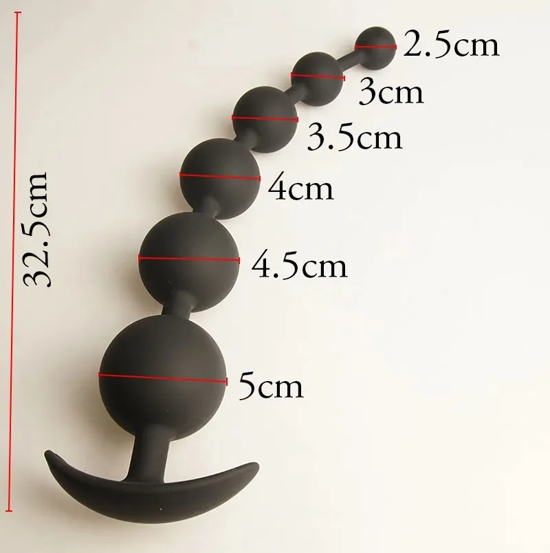 Anal Beads Balls Long Dildo Training,Silicone Anus Ass But Butt Plug,Analplug Buttplug Butplug Sex Toys,Analsex Prostate