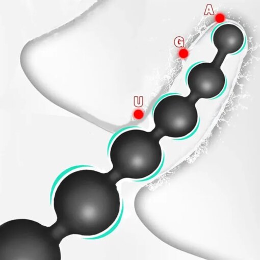 Plug Anal com Bolas em Silicone - Imagem 5