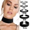 Colar Choker de Veludo Preto – Estilo Punk Gótico Coreano