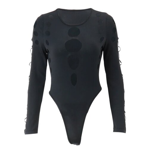Bodysuit Sexy Gótico Y2K - Imagem 4