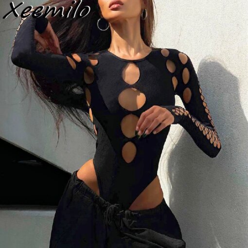 Bodysuit Sexy Gótico Y2K - Imagem 6