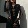 Bodysuit Sexy Gótico Y2K