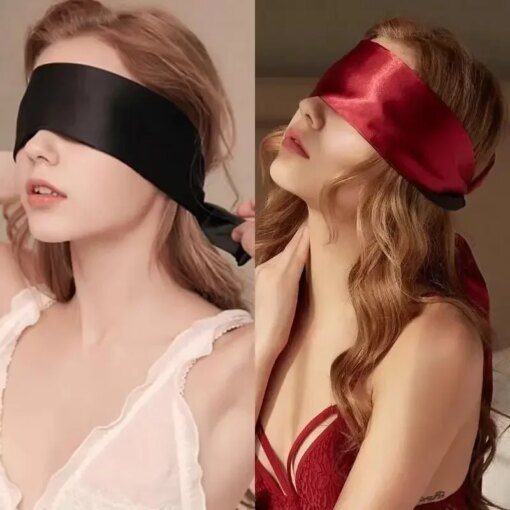 Venda de Olhos de Seda com Fita de Cetim - Imagem 3