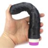 Vibrador Flexível com Textura Realista – Pilha AA