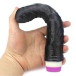Vibrador Flexível com Textura Realista – Pilha AA