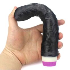 Vibrador Flexível com Textura Realista – Pilha AA