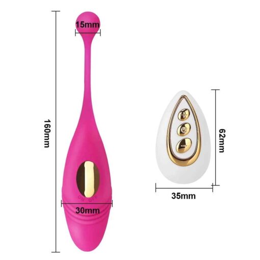 Vibrador Bullet Egg com Controle Remoto Recarregável - Imagem 5