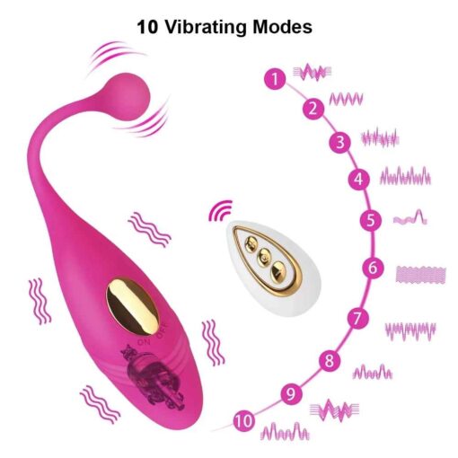 Vibrador Bullet Egg com Controle Remoto Recarregável - Imagem 6