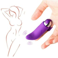 Vibrador de Dedo 10 Modos Clitóris e Ponto G