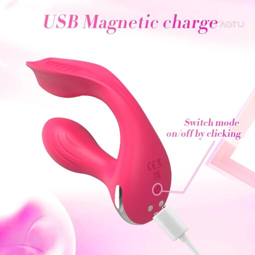 Plug Vibratório 2 em 1 Anal e Vaginal - Imagem 5