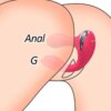 Plug Vibratório 2 em 1 Anal e Vaginal