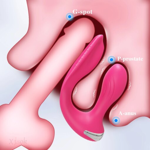 Plug Vibratório 2 em 1 Anal e Vaginal - Imagem 6