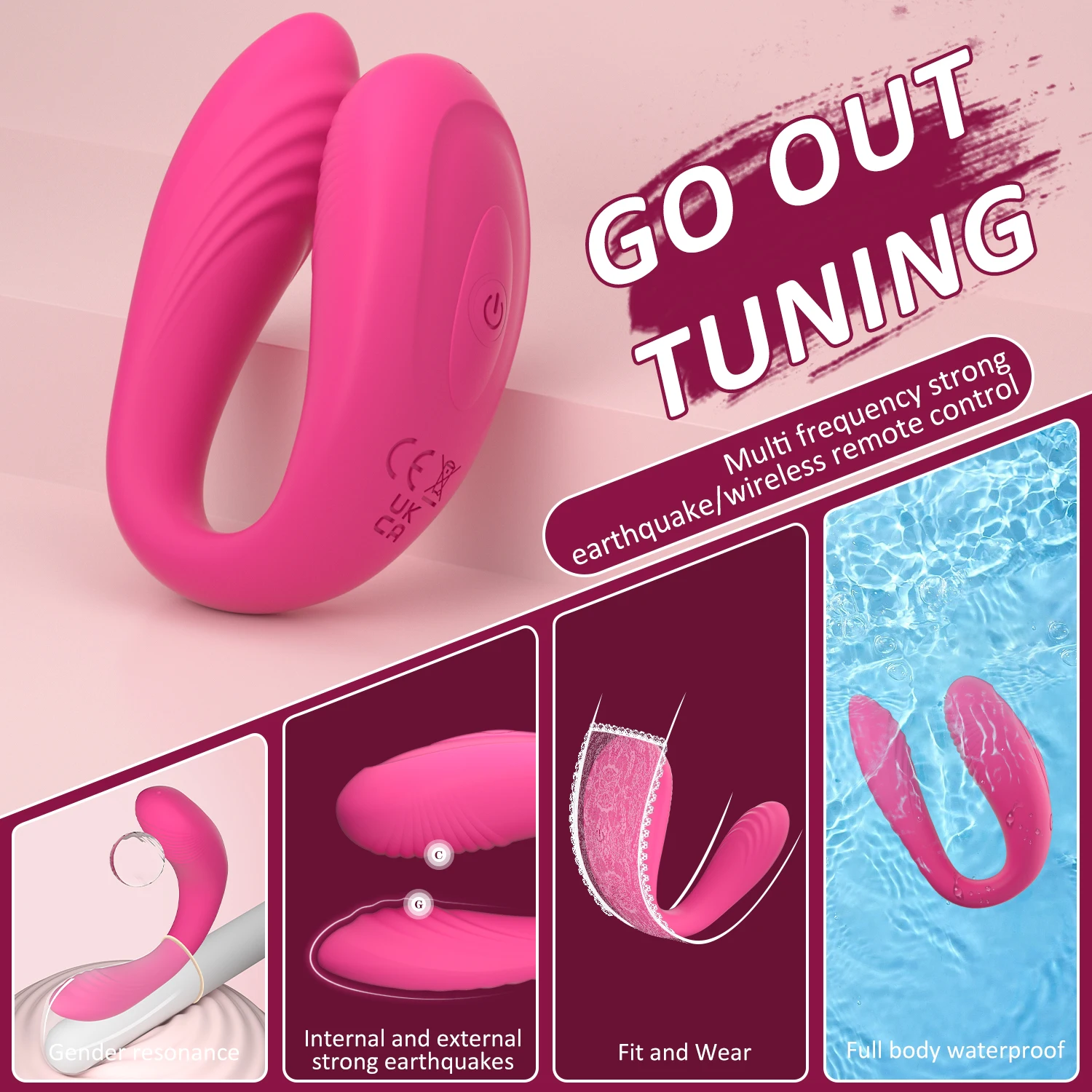 2 in 1 Sex Toys Anal Plug Penetration Vagina Vibrator Masturbation Tools for Couple Anal Masturbator Butt Plug Vibrating 18