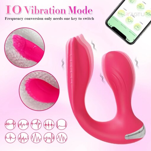 Plug Vibratório 2 em 1 Anal e Vaginal - Imagem 3