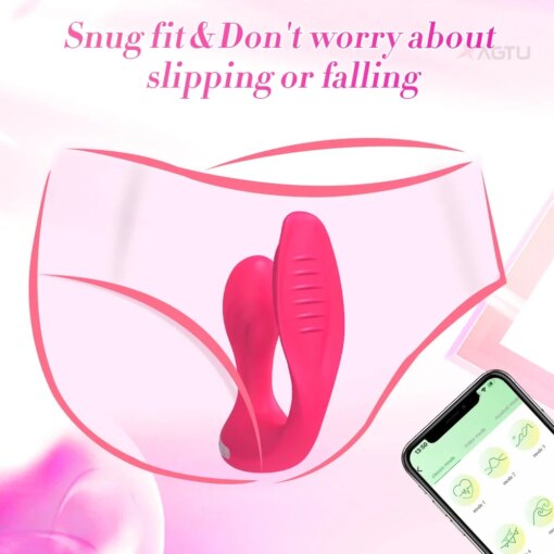 Plug Vibratório 2 em 1 Anal e Vaginal